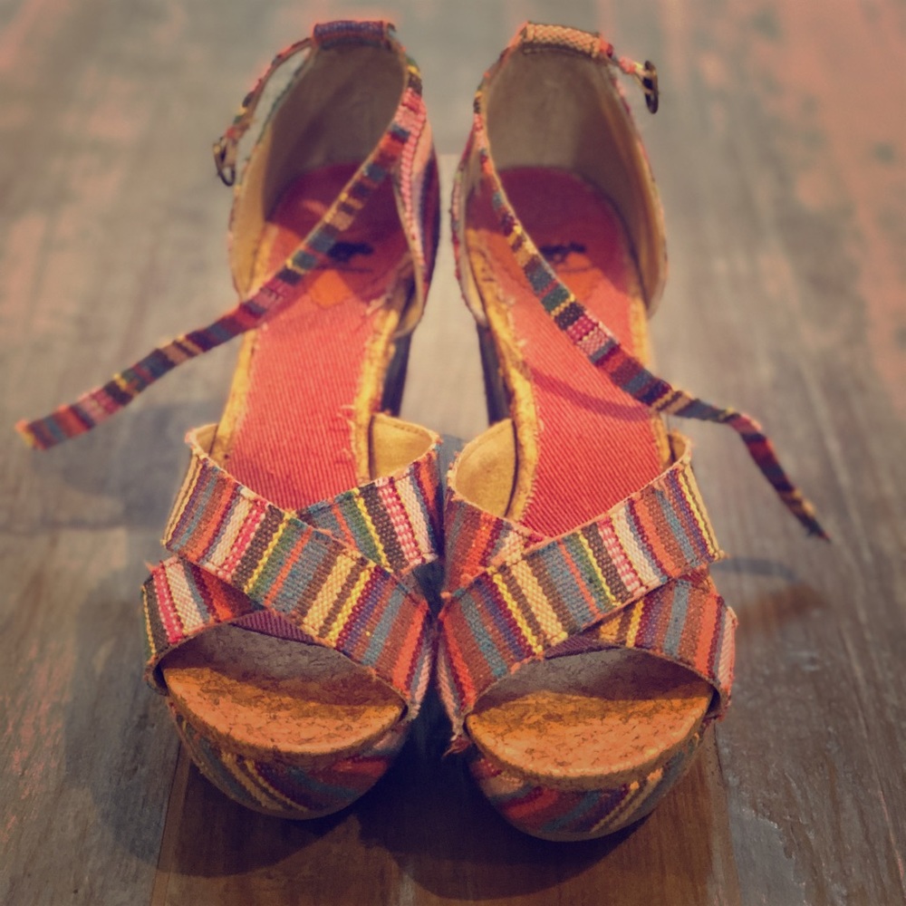 RocketDog Island Canvas Wedges